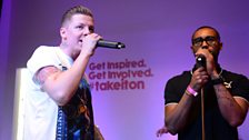 Professor Green in the Live Lounge