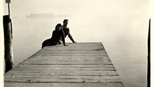 Luigi Nono and Nuria Schoenberg at the Giudecca Venice 1959 1960