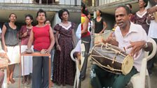 Peter Louis and Kaffir Manja musicians in Colombo