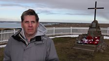 Tony Livesey in the Falklands