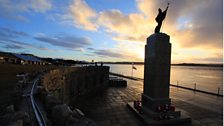 Tony Livesey in the Falklands