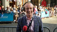 Bryan on the Royal Mile