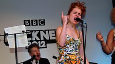 Paloma Faith in the Academy Live Lounge