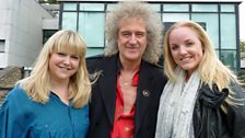 Bethan with Brian May