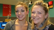 Bethan with Charlotte Church