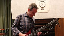 John Paul Jones with his bass guitar