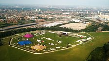 The Hackney Weekend site, taken from the Essex & Herts Air Ambulance