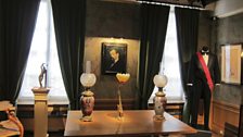 Inside the Debussy museum in Saint-Germain-en-Laye