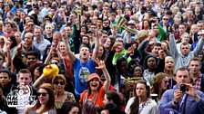 Audience at Hackney Weekend 2012