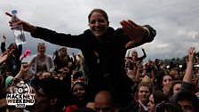 Audience at Hackney Weekend 2012