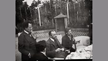 Mahler and Roller in the garden of Carl Moll's villa