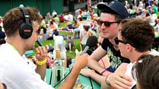 Richard Bacon at Wimbledon