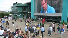 Nick Bollettieri at Henman Hill