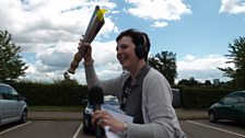 Carrying Hethersett's very own torch