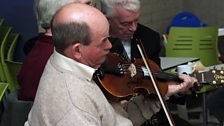 Musicians of Cultúrlann-doire at the County Derry Fleadh Launch.