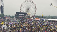 T in the Park Saturday crowd