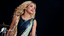 Rita Ora at T in the Park 2012