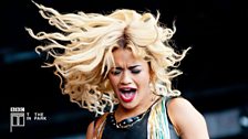 Rita Ora at T in the Park 2012