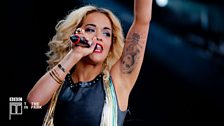 Rita Ora at T in the Park 2012