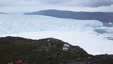 Basecamp at the glacier