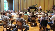 The ý SO and Yefim Bronfman rehearse