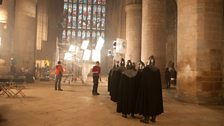 “We had the most wonderful help and support from the Dean & Chapter at Gloucester Cathedral for the filming."