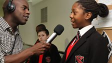 Trevor Nelson at the Sylvia Young Theatre School