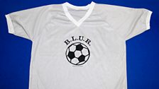 B.L.U.R. football t-shirt