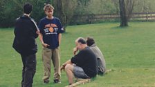 Damon Albarn with John Peel and Steve Lamacq