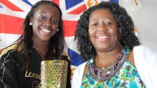 Desiree Henry and her mum