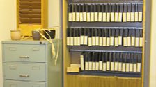 Stasi files at the HQ in Leipzig