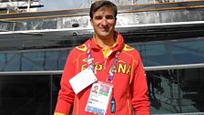 Look who it is? Spanish Olympian Danny Martin