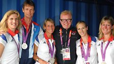 Team GB's Eventing silver medallists