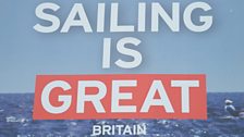 A Sailing is Great sign in Weymouth