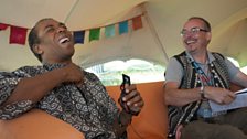 WOMAD 2012: Andrew McGregor with Femi Kuti