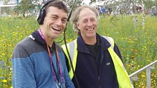 Vassos with Des Smith, Head Gardener for London 2012