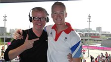 Chris Evans meets Greg Rutherford