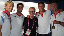 Rowing Champs: Andy Triggs-Hodge, Tom James, Pete Reed, and Andy Gregory