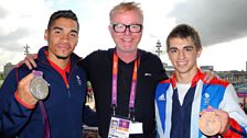 Chris, Louis Smith and Max Whitlock