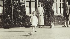 Photograph of Princess Elizabeth, taken by her father (1928)