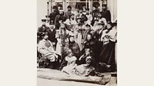 Photograph of Queen Victoria and her family, taken at Coburg by E. Uhlenhuth in 1894