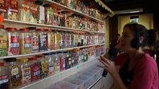 A wall of sweets in Swaffham