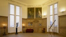 Royal Greenwich Observatory, commissioned by Charles II, 1675, portraits of Charles II and James II can be seen on the wall