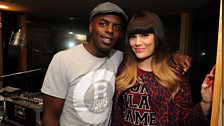 Jessie J in session for 1xtra's 10th birthday