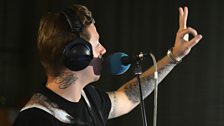 Professor Green in session for 1Xtra's 10th birthday