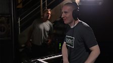 Danny Byrd in session for 1Xtra's 10th Birthday