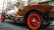 Chitty Chitty Bang Bang outside Radio 2