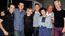 Edith Bowman with Deacon Blue