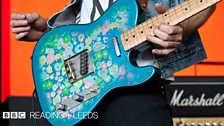 Flower power guitar with We Were Frontiers