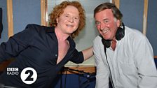 Mick Hucknall with Terry Wogan